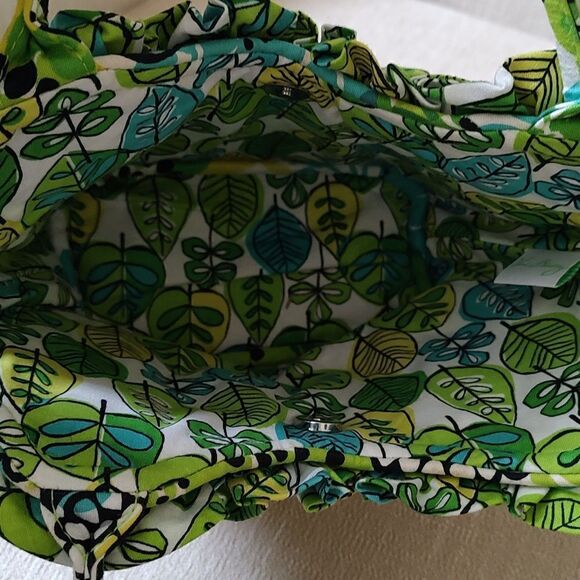 Vera Bradley Ruffle Lily Bag in Limes Up Pattern - Picture 9 of 11